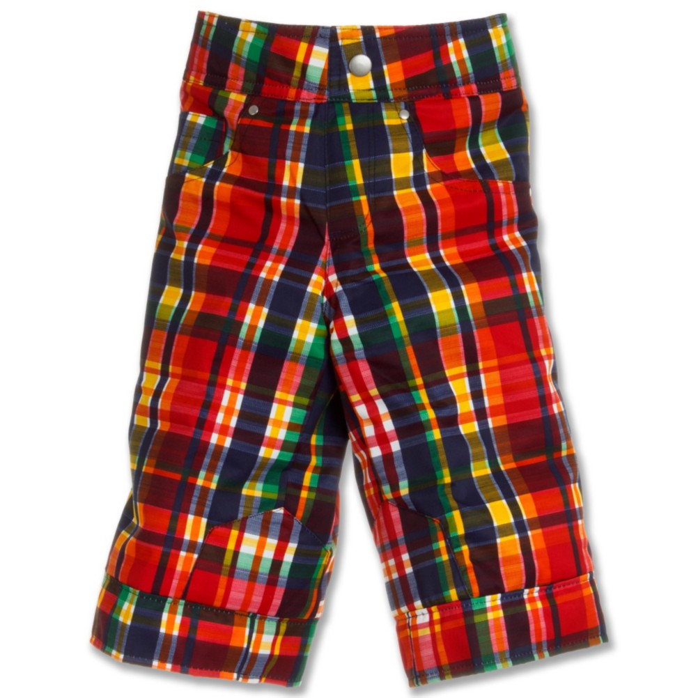 Obermeyer Race Toddlers Ski Pants, Madras Plaid, swatch