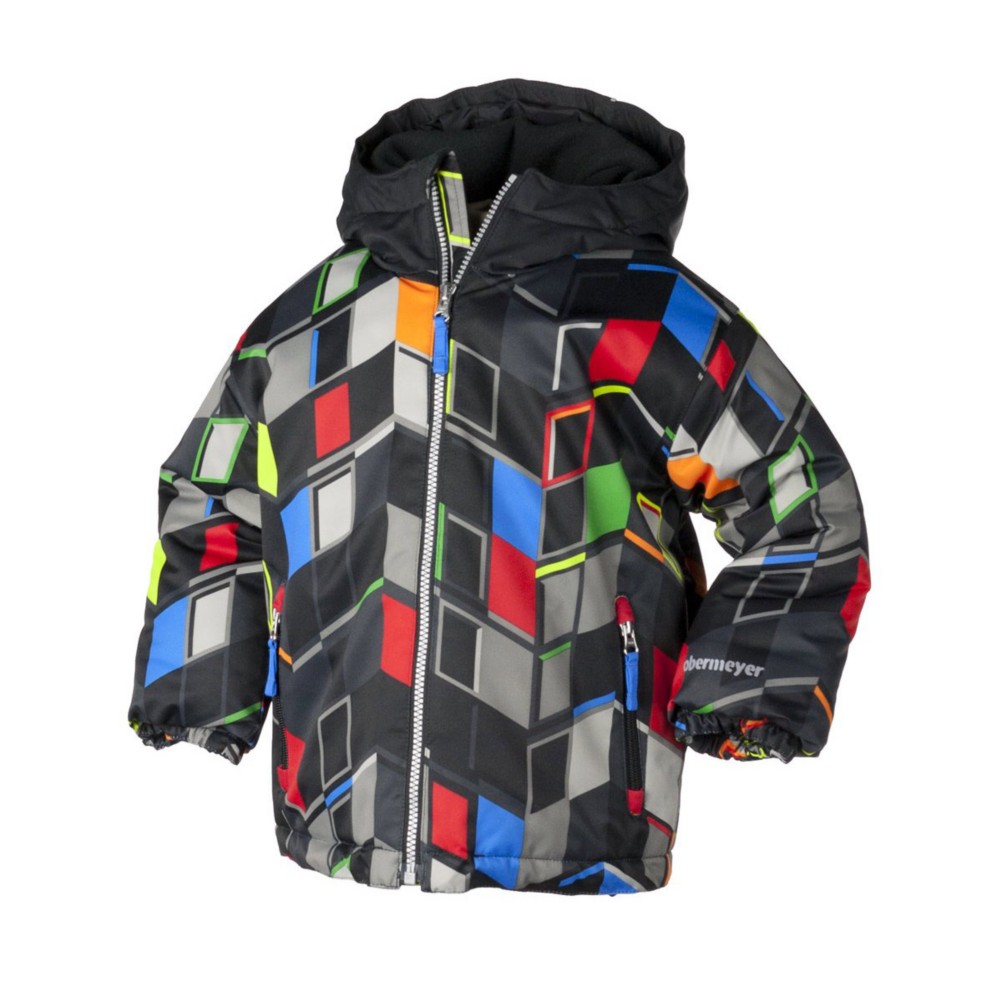 Obermeyer Slalom Toddler Ski Jacket, Block Print, swatch