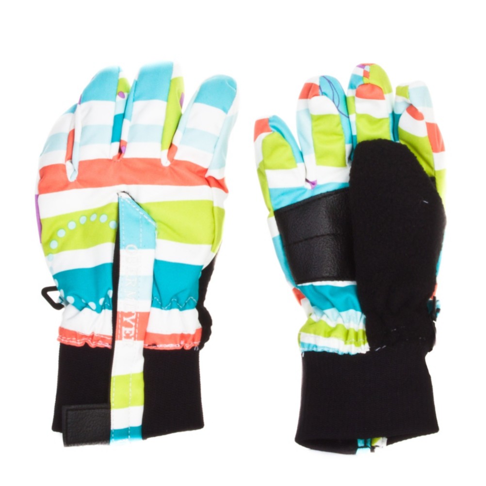Obermeyer Thumbs Up G Toddler Girls Gloves, Stripecicle Print, swatch