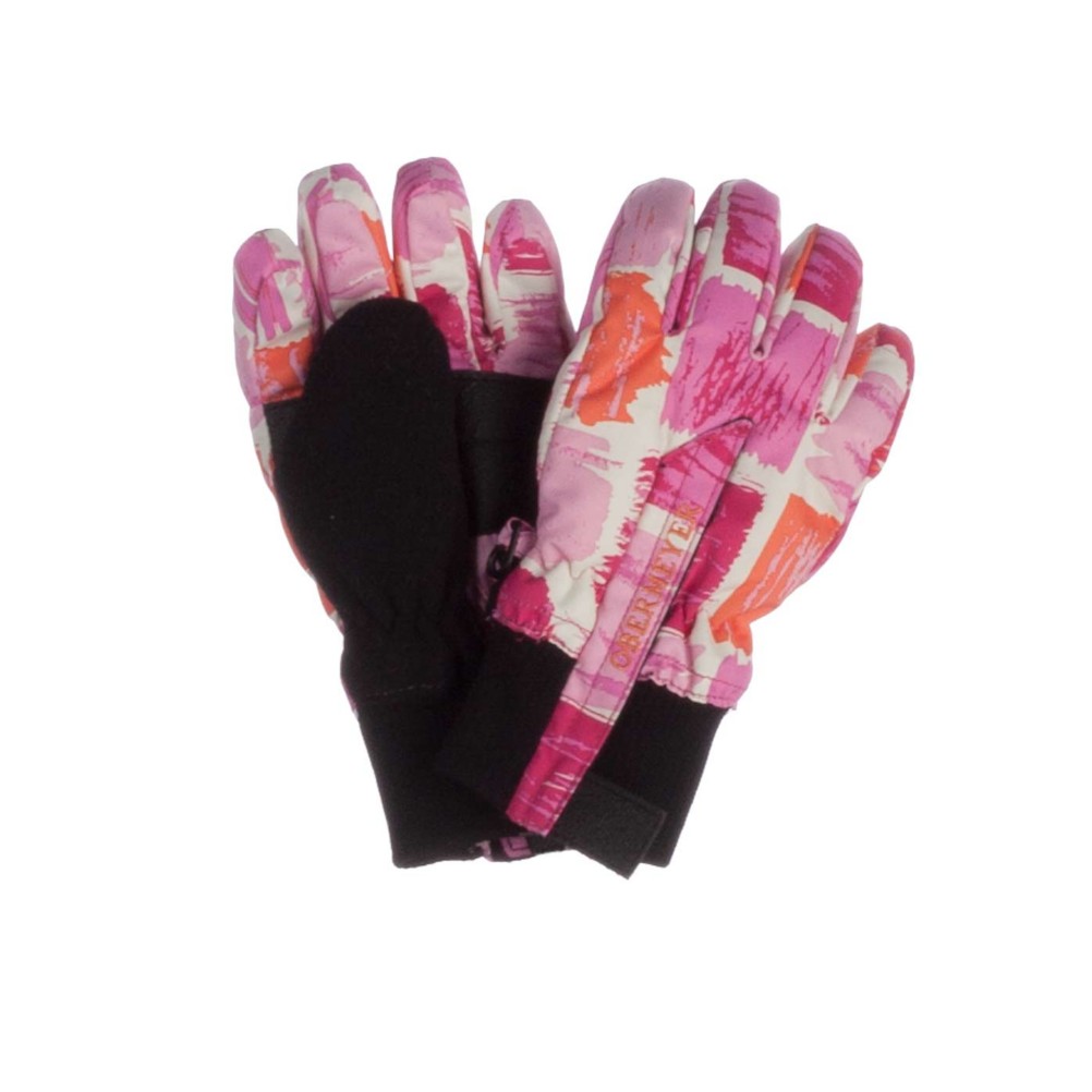 Obermeyer Thumbs Up G Toddler Girls Gloves, Paintbrush Print, swatch