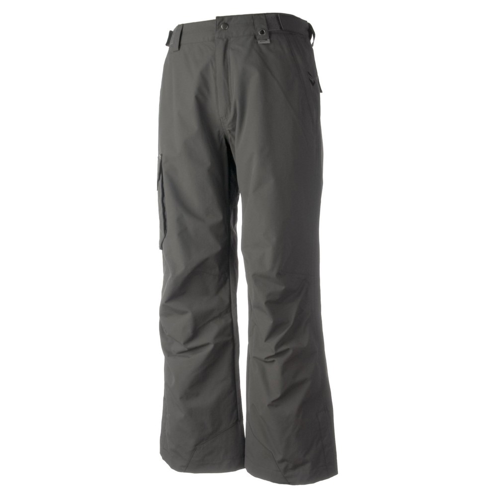 Obermeyer Rail Yard Shell Mens Ski Pants, Granite, swatch