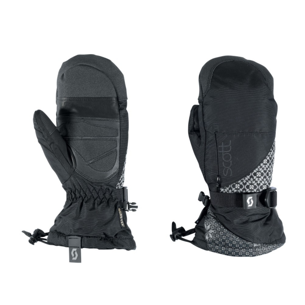 Scott Corbin Womens Mittens, Black, medium