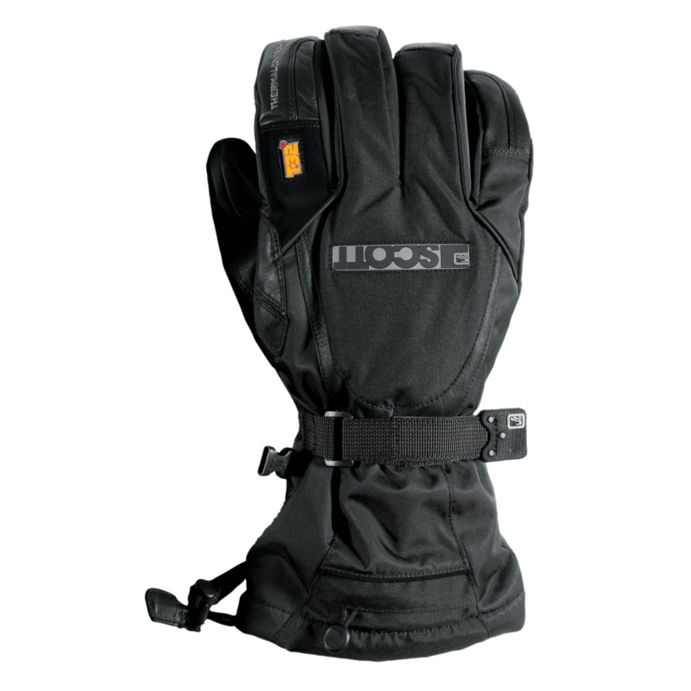 Scott Thermal Control Plus Gloves, Black, medium