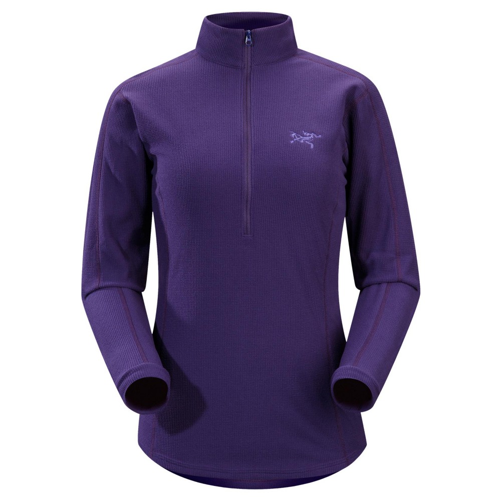 Arc'teryx Delta LT Zip Fleece Womens Mid Layer, Blackberry, medium