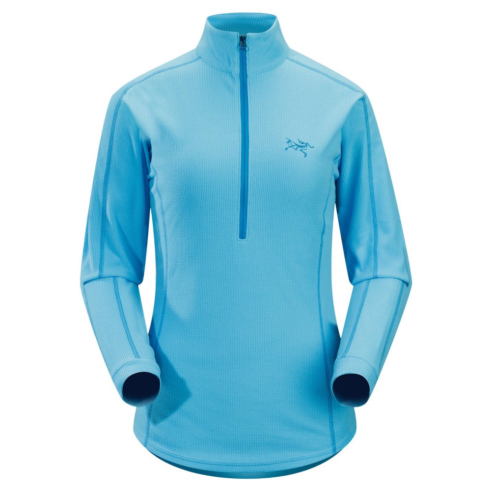 Arc'teryx Delta LT Zip Fleece Womens Mid Layer, Reef Blue, swatch