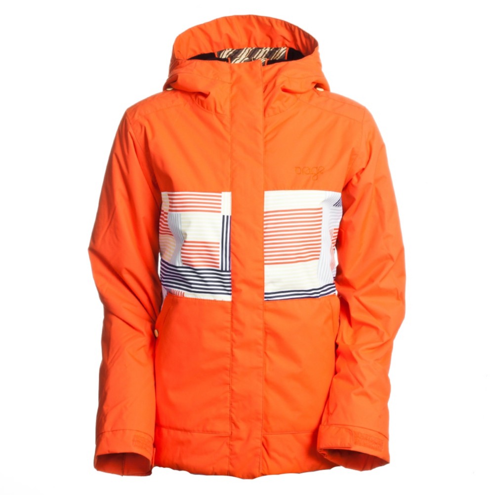 Orage Tweedie Girls Ski Jacket, Hibiscus, swatch