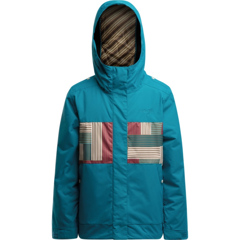 Orage Tweedie Girls Ski Jacket, Lagoon, swatch