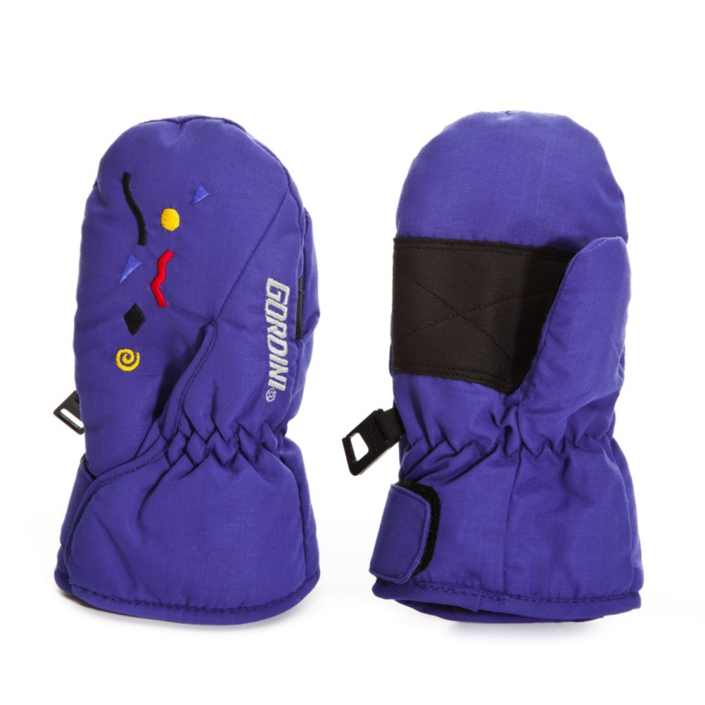 Gordini Scribble Toddlers Mittens, Cobalt, swatch