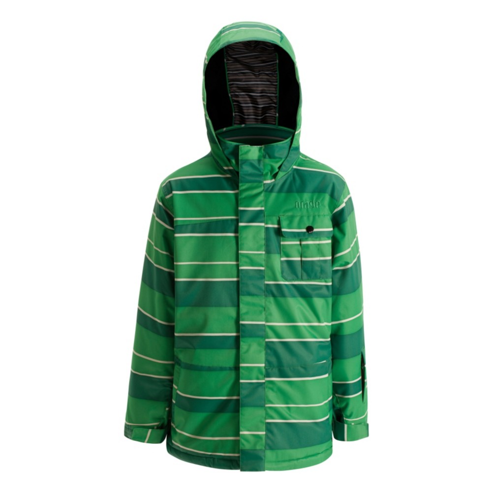Orage Taku Kids Ski Jacket 2012, Stripe Green, swatch