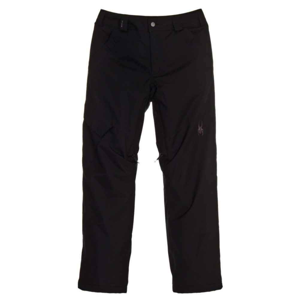 Spyder First Tracks Mens Ski Pants, Black, medium