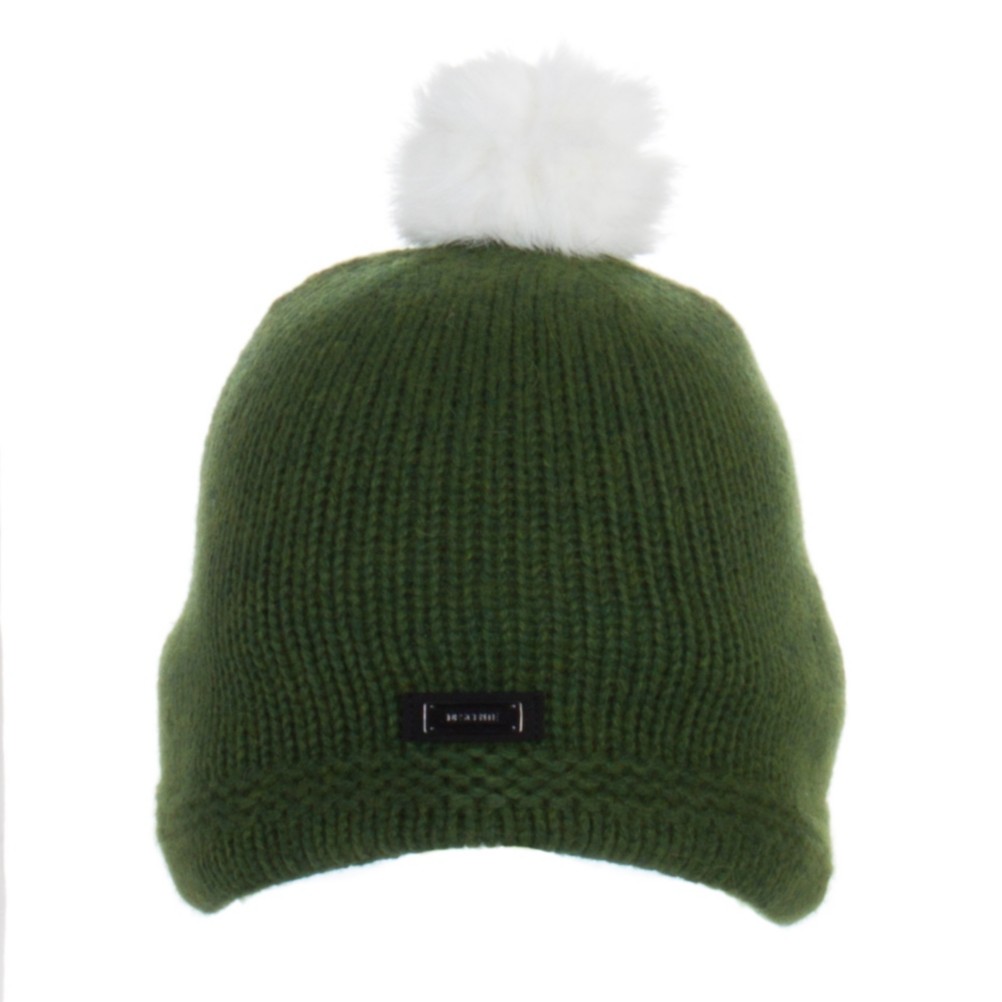Descente Knit Pom Pom Ski Womens Hat 2012