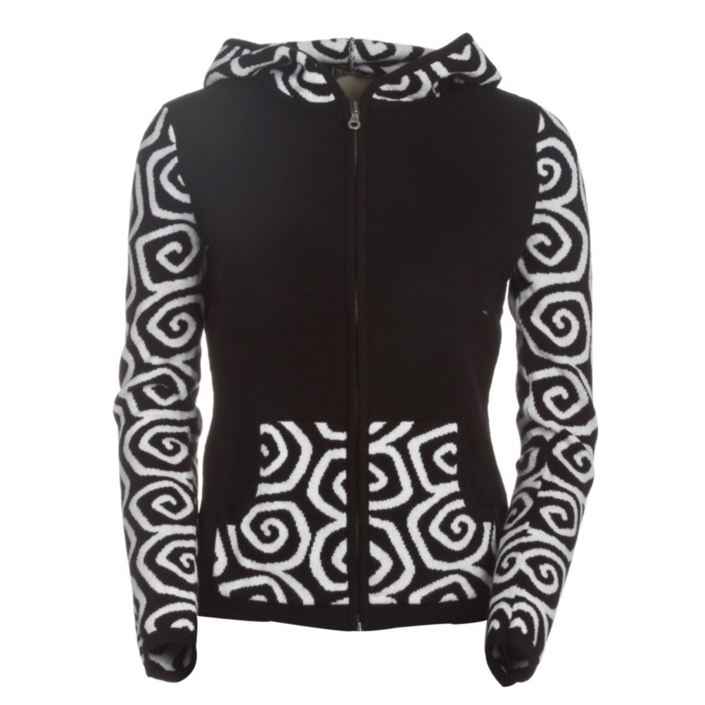 Neve Designs Gloria Zip Hoodie Womens Sweater, Snow, swatch