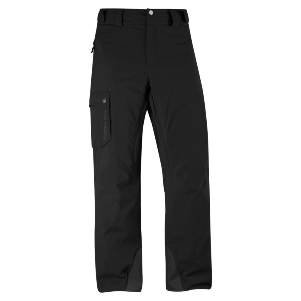 Salomon Response Mens Ski Pants, Black, swatch