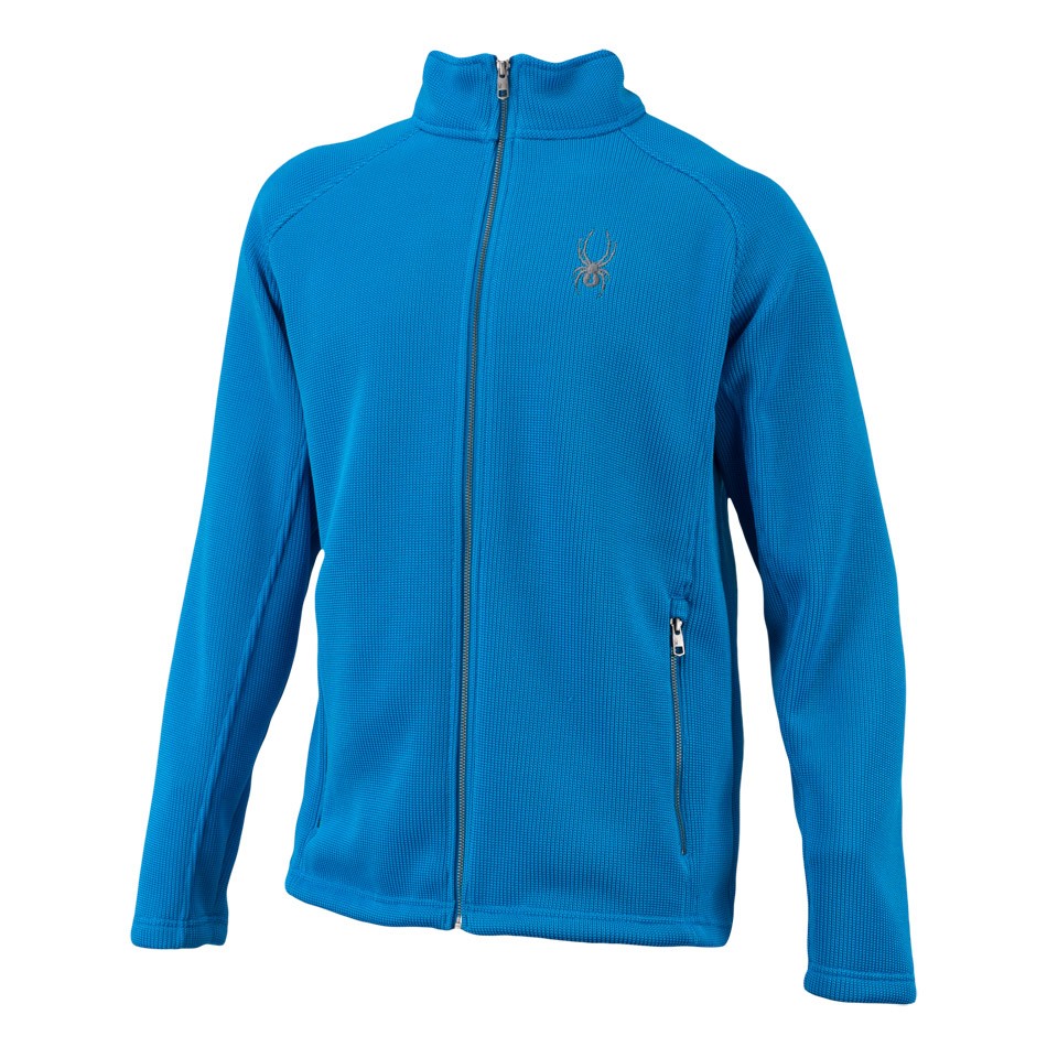 Spyder Alloy Full Zip Mid Weight Mens Sweater