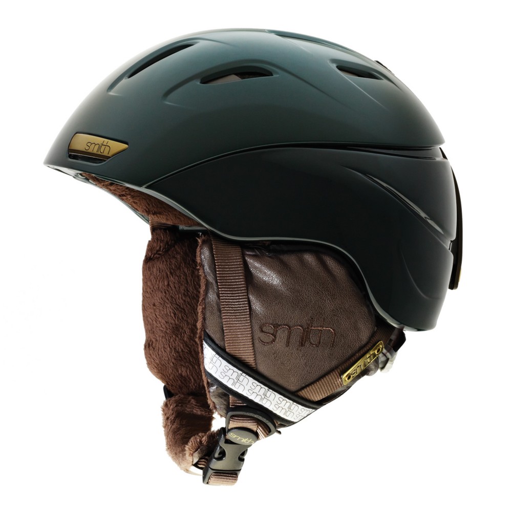 Smith Intrigue Womens Helmet, Shadow Green Bristol, swatch