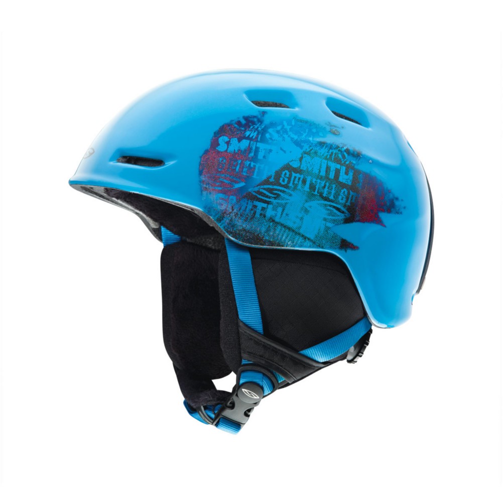 Smith Zoom Jr Kids Helmet 2013, Cyan Fader, swatch