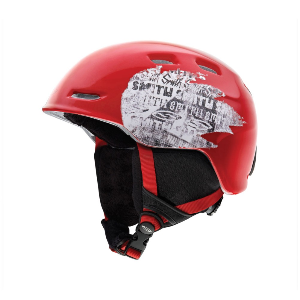 Smith Zoom Jr Kids Helmet 2013, Red Fader, swatch