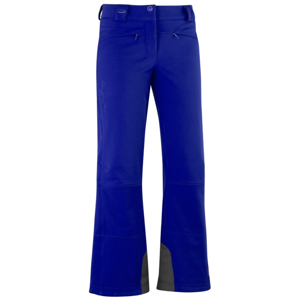 Salomon Snowtrip Womens Ski Pants, Dark Violet Blue, swatch