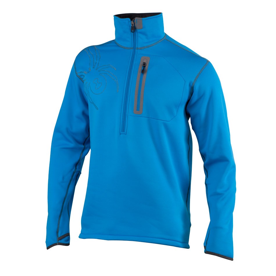 Spyder Bandit 1/2 Zip Mens Fleece Jacket Mens Mid Layer