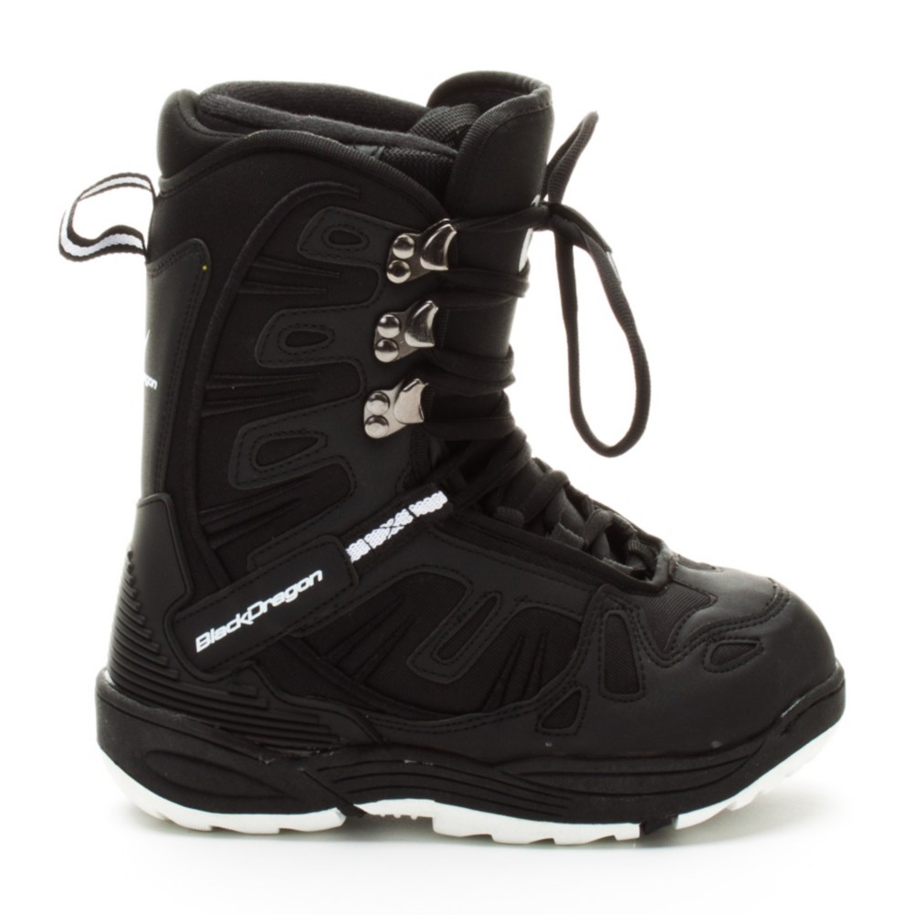 Black Dragon Stealth Kids Snowboard Boots