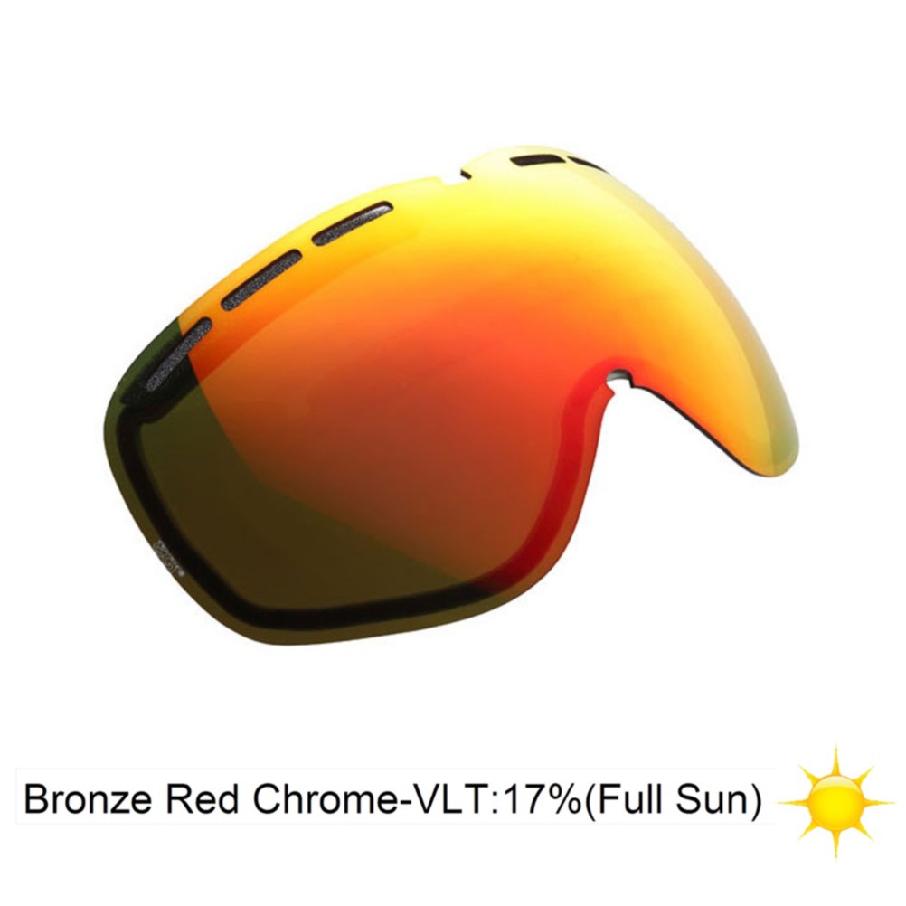 Electric EG2 Goggle Replacement Lens 2013, Bronze-Red Chrome, medium