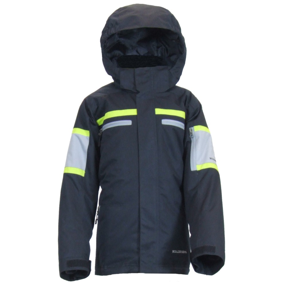 Boulder Gear Hurricane Insulated Boys Ski Jacket, Black, swatch