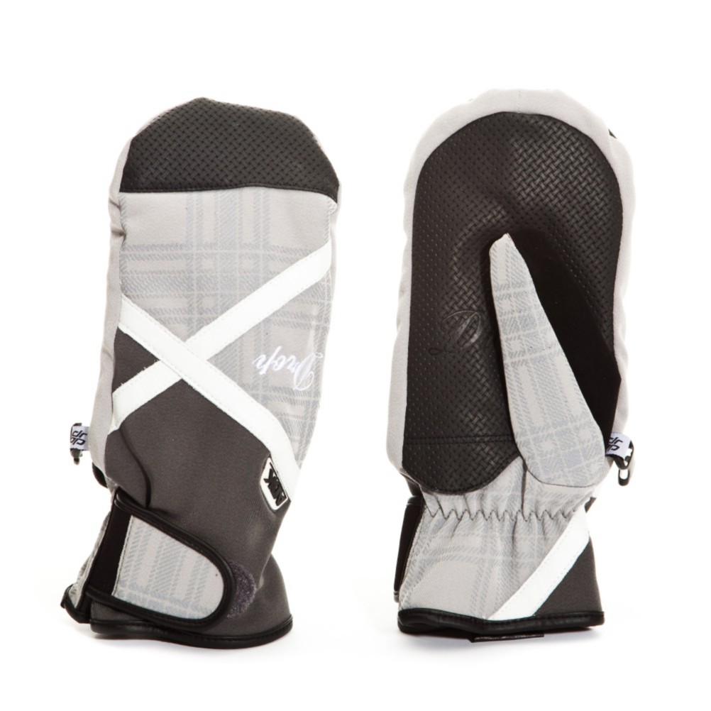 Drop Precious II Womens Mittens, Grey Charcoal, swatch