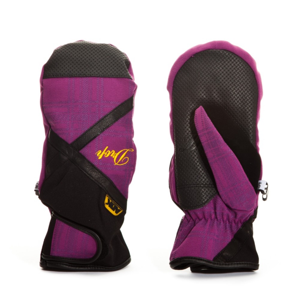 Drop Precious II Womens Mittens, Plum Black, swatch