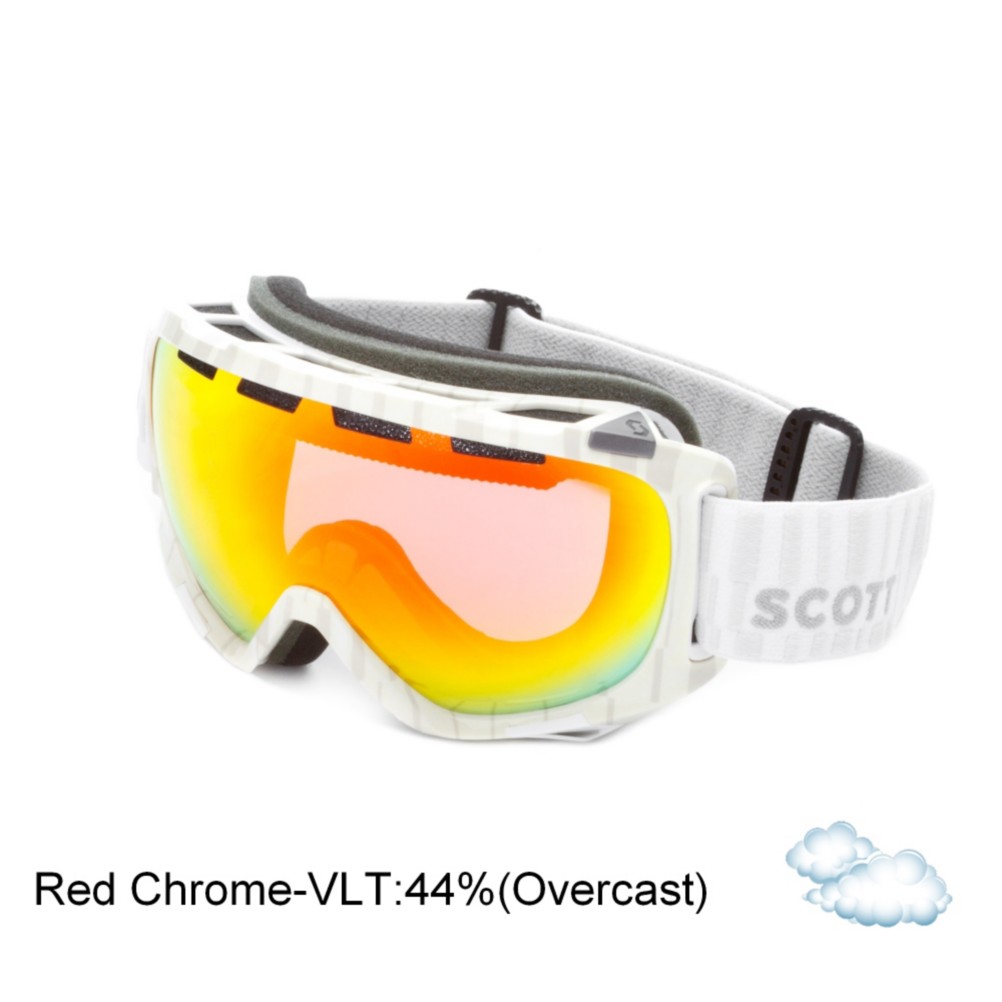 Scott Fix Goggles, Red Chrome-Code White, swatch