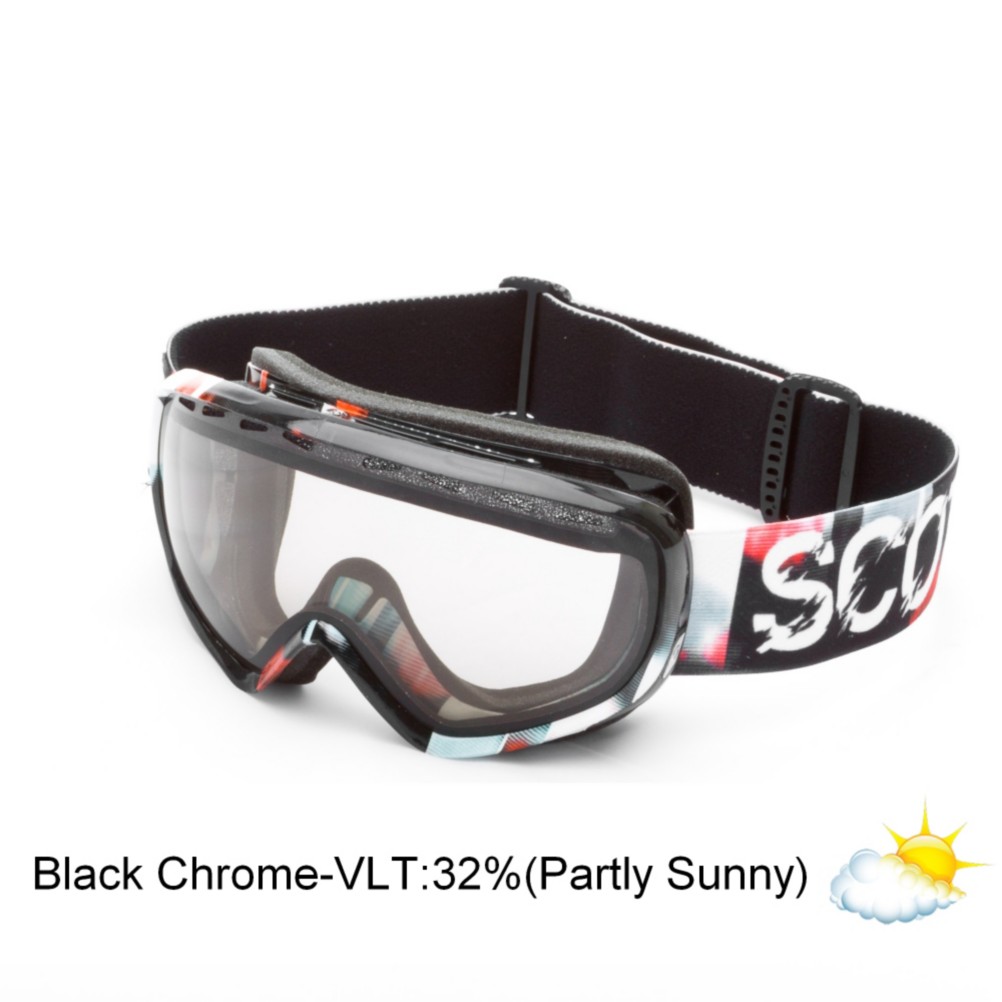 Scott Dana Womens Goggles, Sensory White-Nl 32 Black Chr, swatch