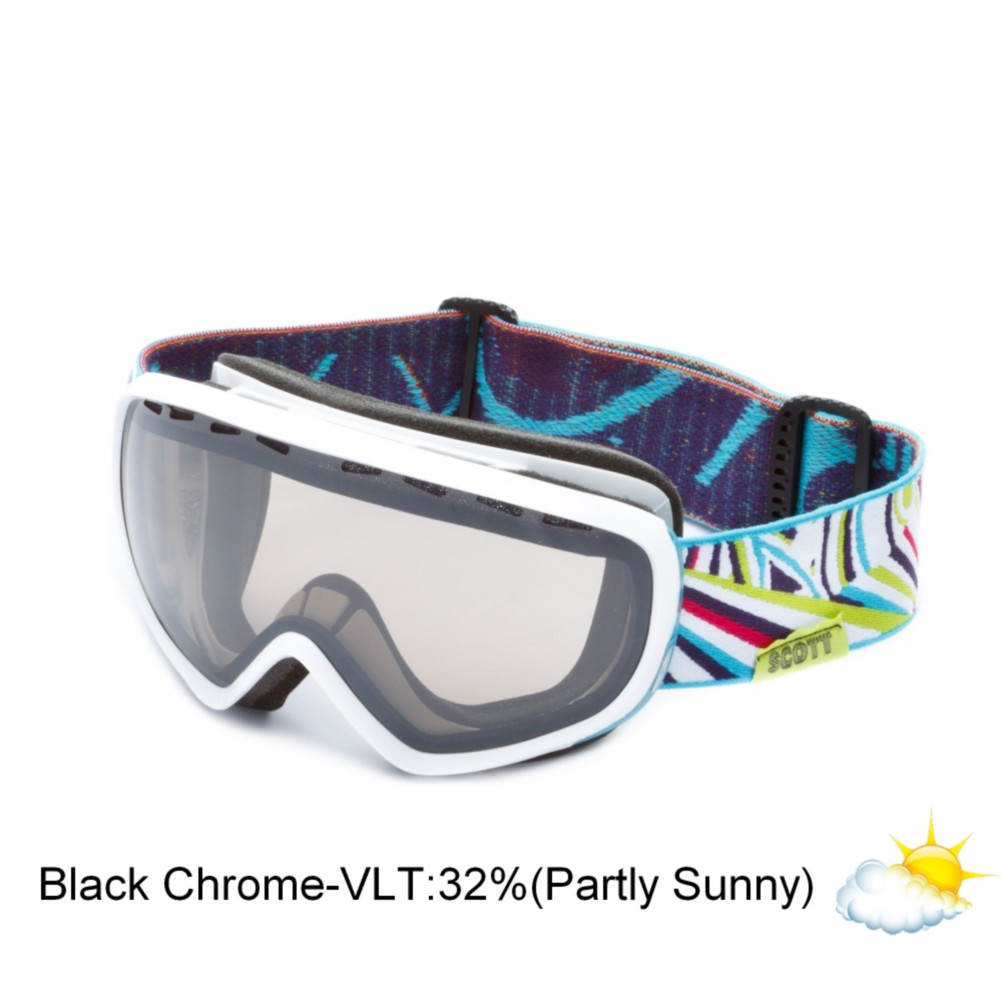 Scott Dana Womens Goggles, Surreal White-Nl 32 Black Chr, swatch
