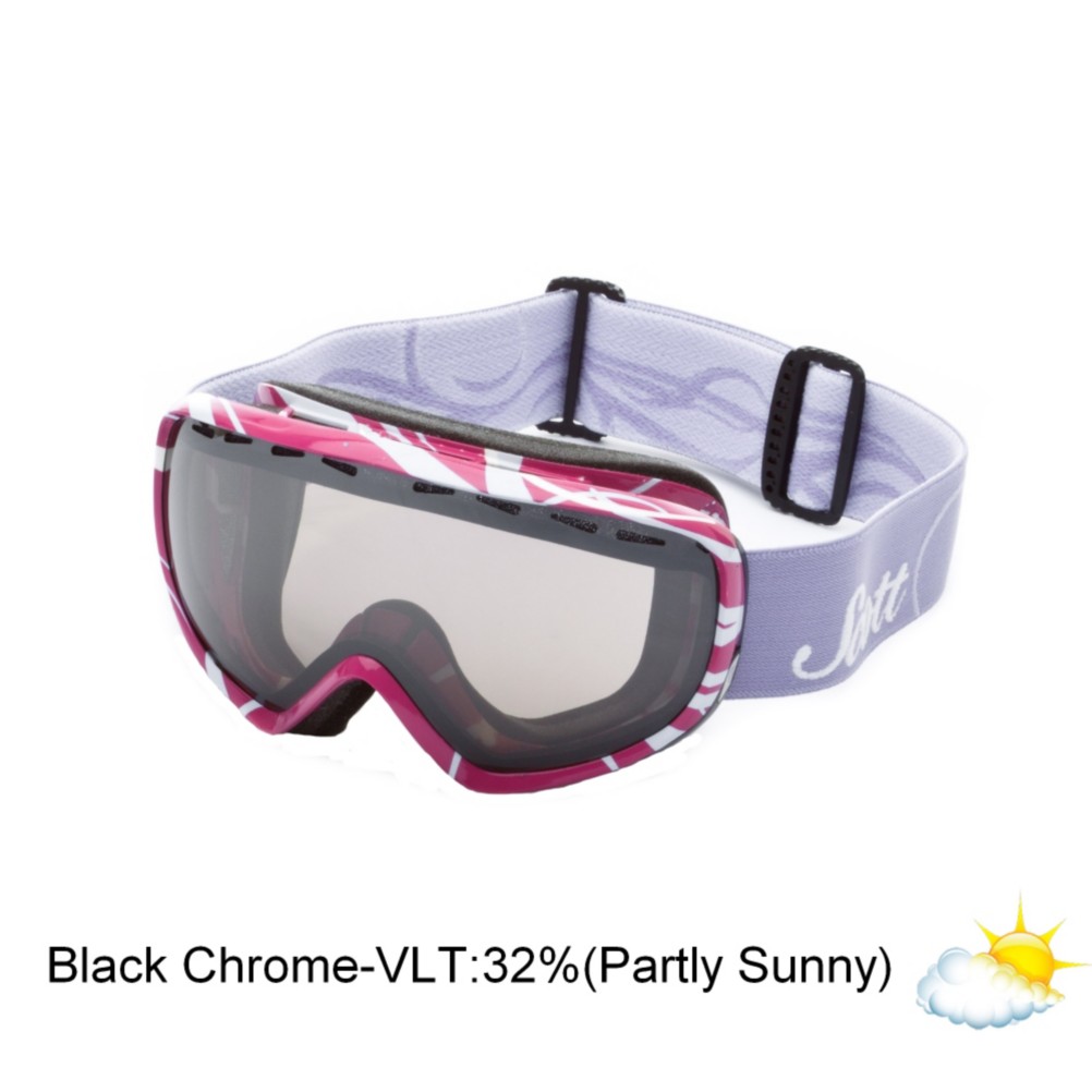 Scott Dana Womens Goggles, Stream Lavender-Nl 32 Blk Chr, swatch