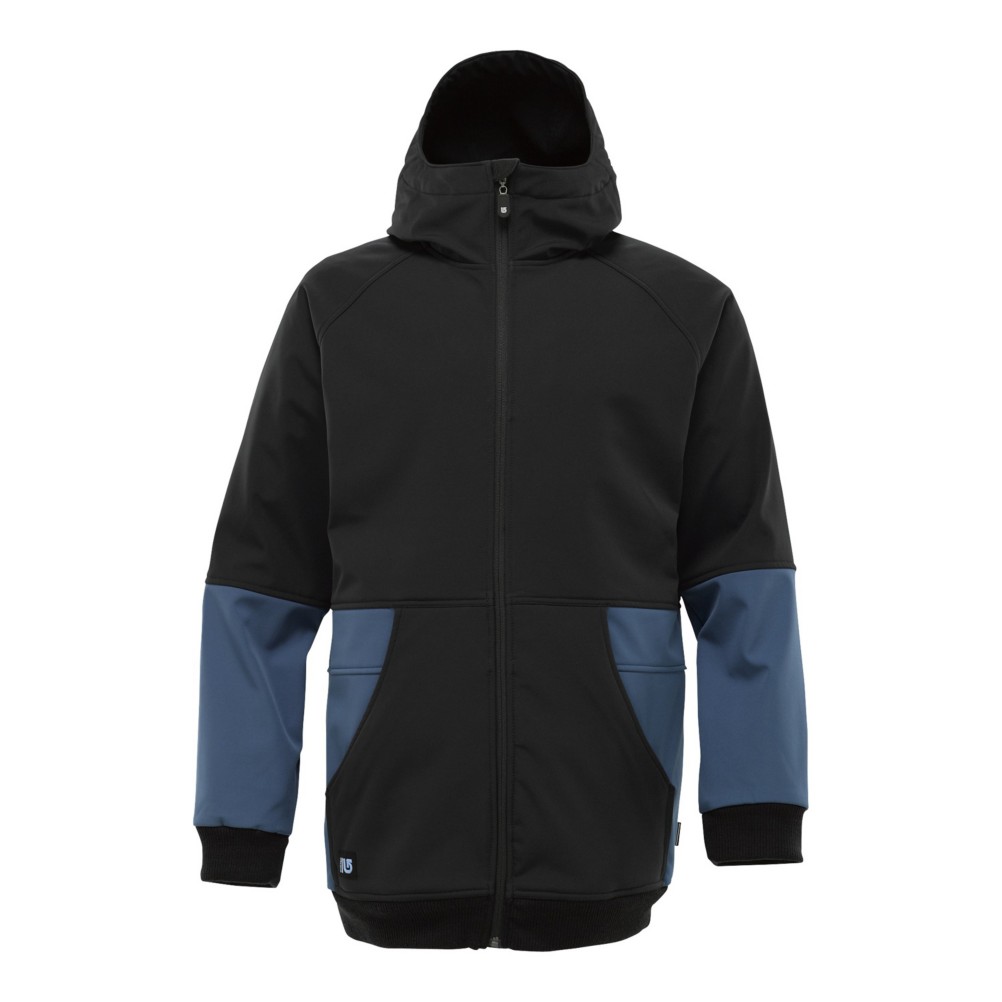 Burton Exeter Mens Snowboard Softshell Jacket Mens Soft Shell Jacket, True Black, swatch