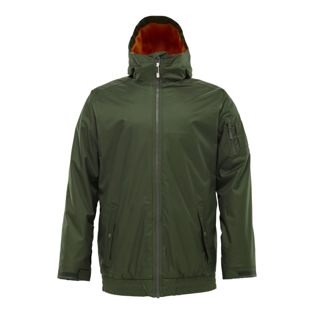 Burton Groucho Mens Insulated Snowboard Jacket, Sherwood, swatch