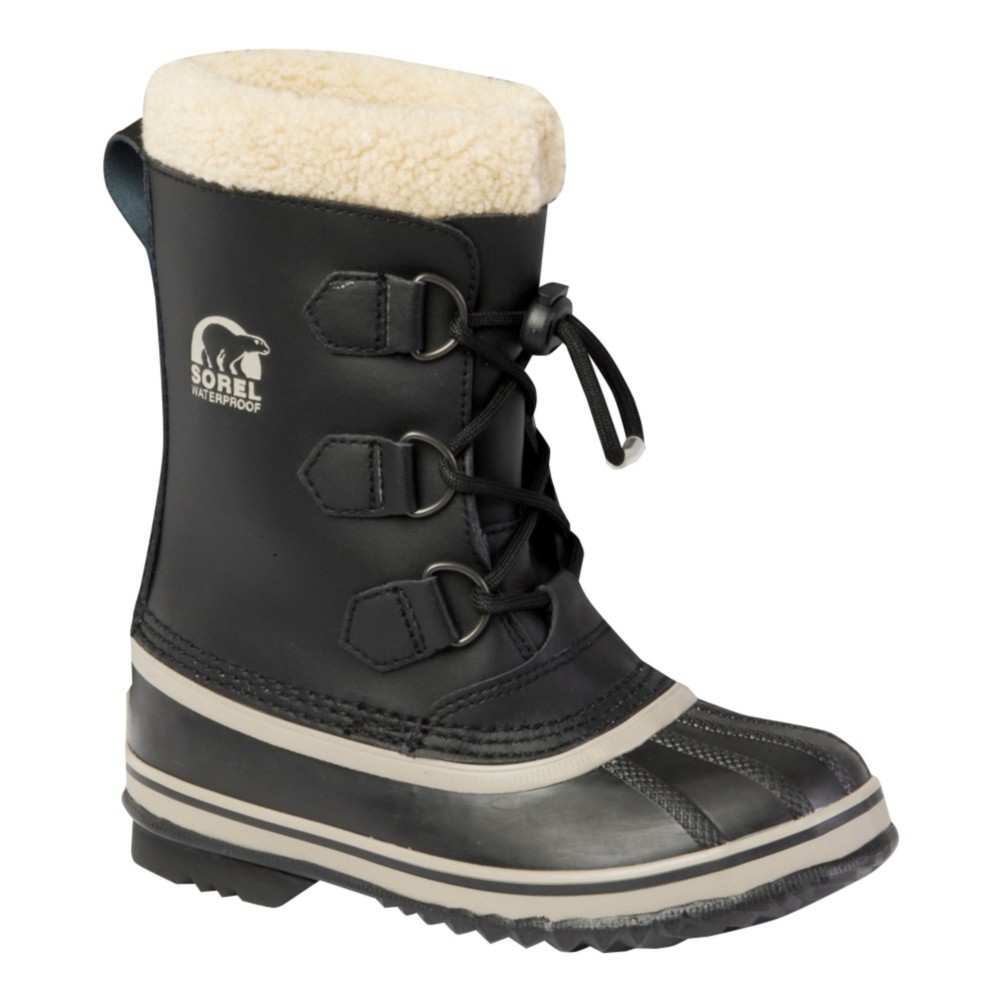 Sorel Yoot Pac Kids Boots, Black, medium