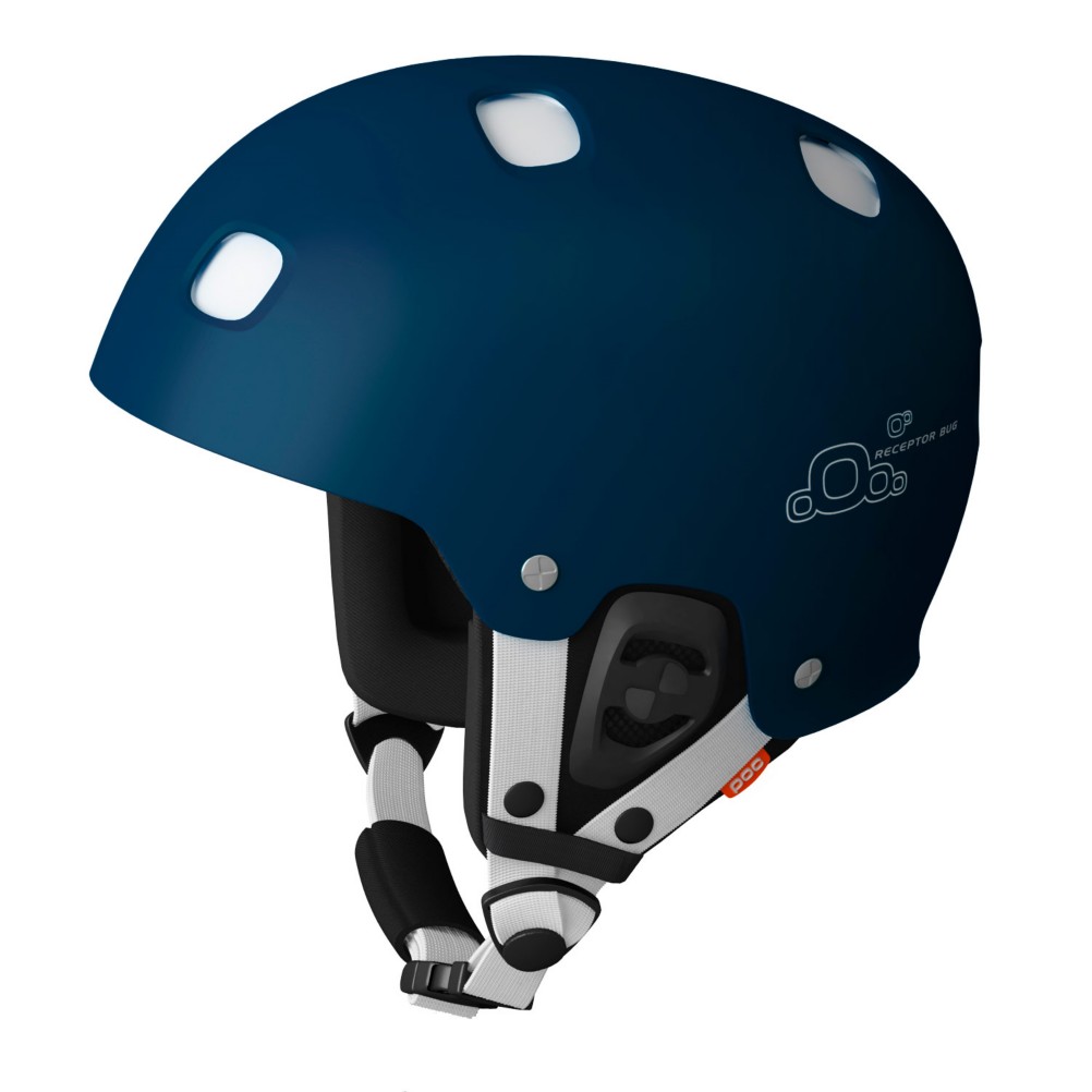 POC Receptor Bug Adjustable Helmet, Dark Blue-White, swatch