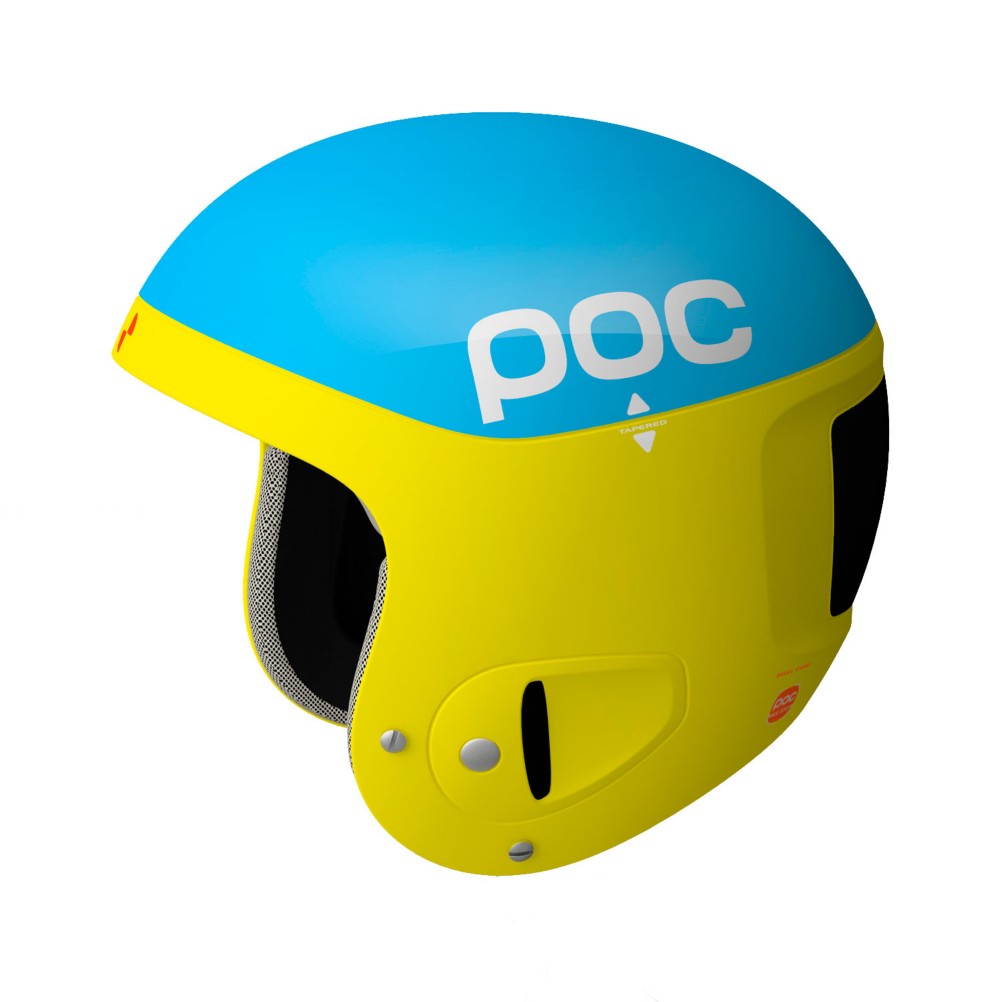 POC Skull Comp 2.0 Helmet, Blue-Yellow, medium