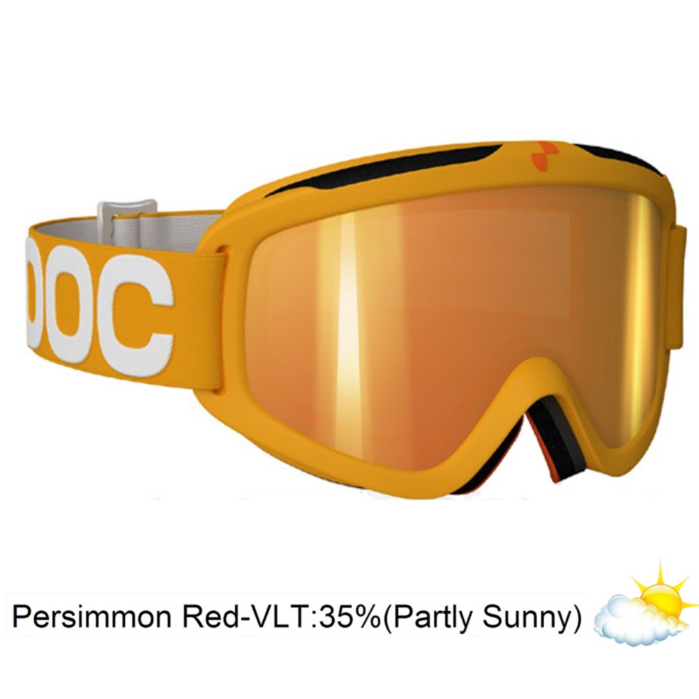 POC Iris X Medium Goggles 2013, Yellow-Persimon Red Mirror, swatch