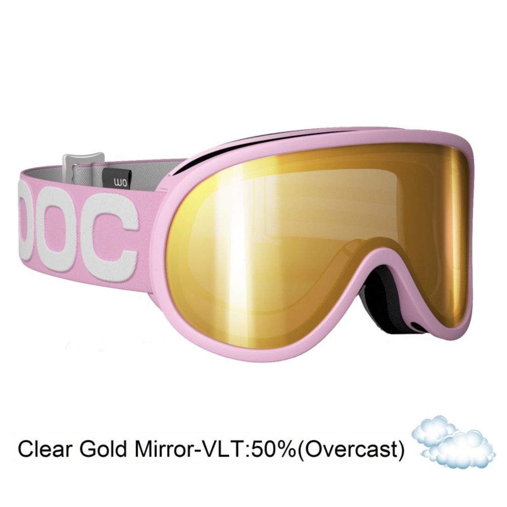 POC Retina WO Womens Goggles 2013, Pink-Clear Gold Mirror, medium