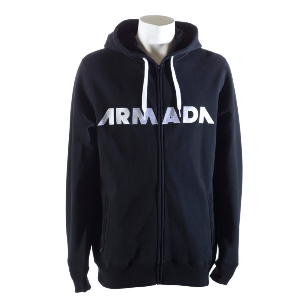 Armada Represent Fleece Hoodie, Black, medium