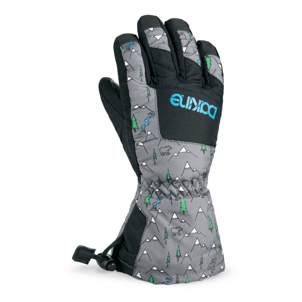 Dakine Yukon Kids Gloves, Cascades, medium