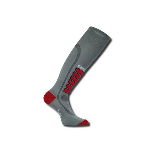 Euro Sock Silver Ultra Light Ski Socks, Grey, swatch
