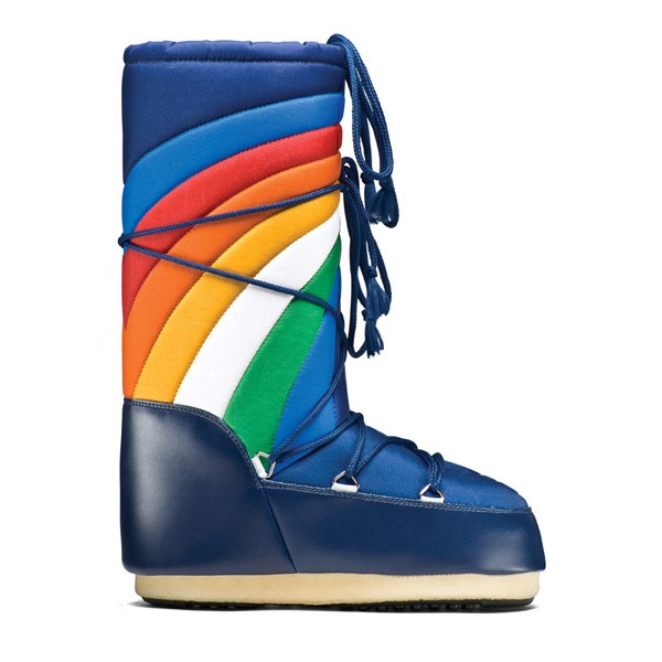 Tecnica Rainbow MoonBoot Womens Boots, Blue, medium
