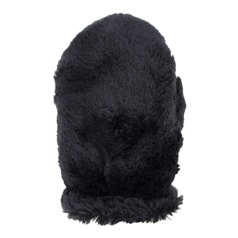 Grandoe Fuzzies Toddlers Mittens, Black, medium