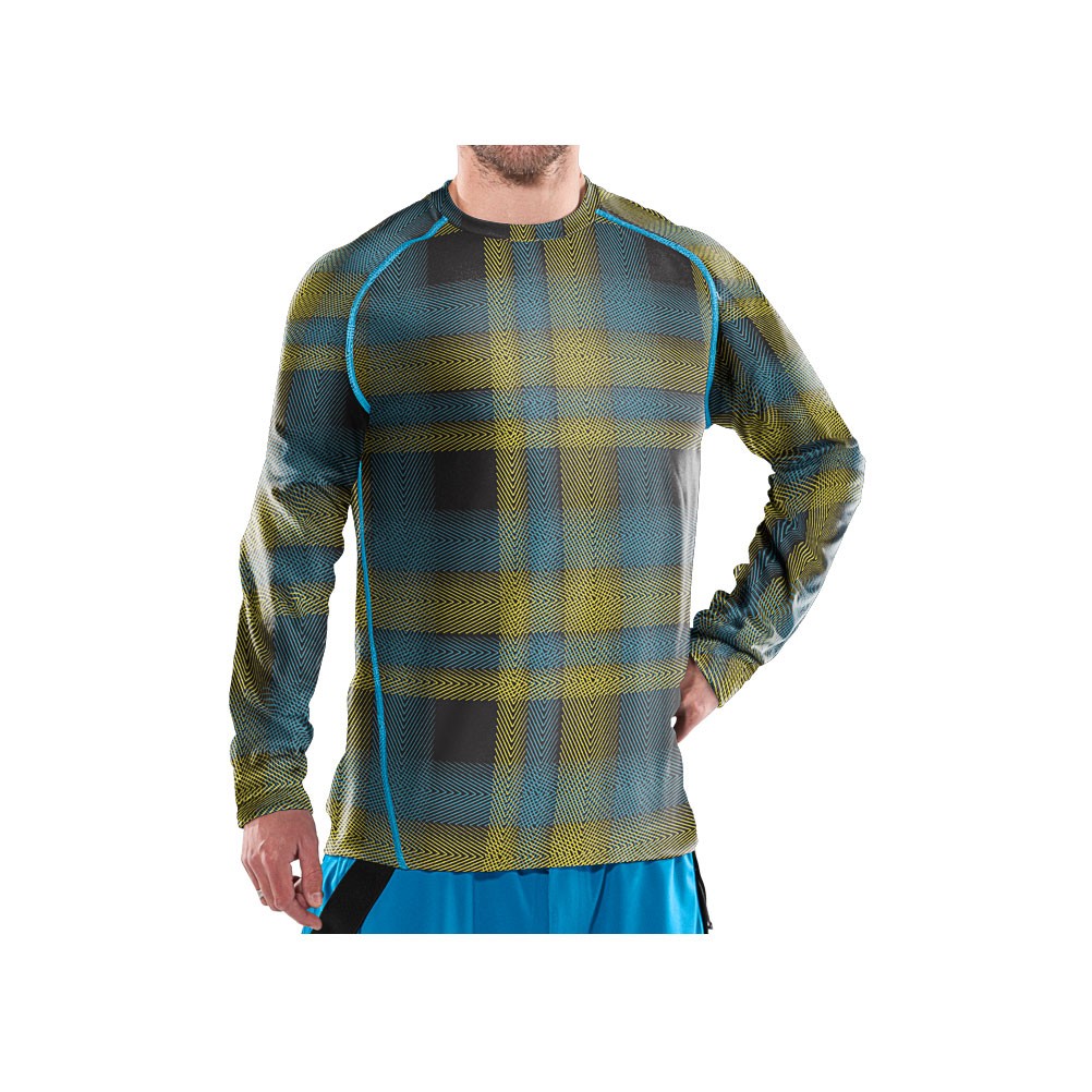 Under Armour Base 2.0 Printed Crew Mens Long Underwear Top