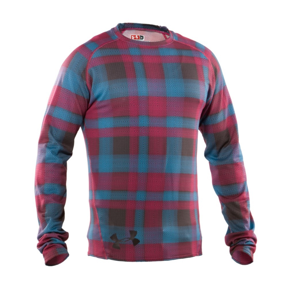 Under Armour Base 2.0 Printed Crew Mens Long Underwear Top 2012