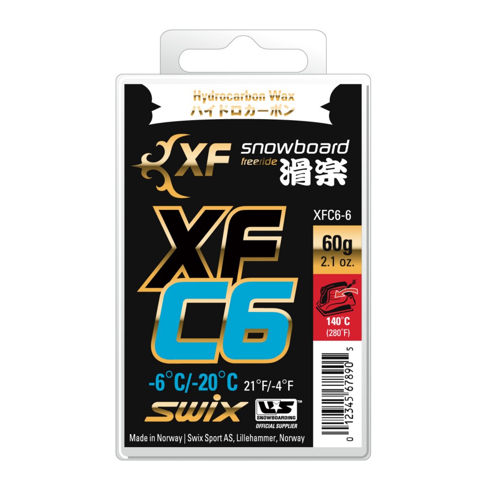 Swix XFC6 Snowboard Hydrocarbon Wax 2013, , medium