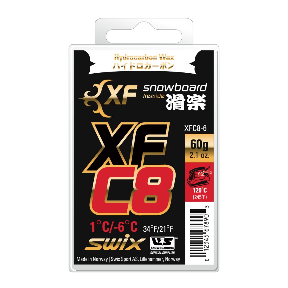 Swix XFC8 Snowboard Hydrocarbon Wax 2013, , medium