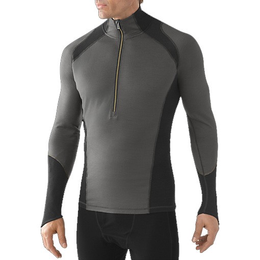 SmartWool Lightweight Zip T Mens Long Underwear Top 2012