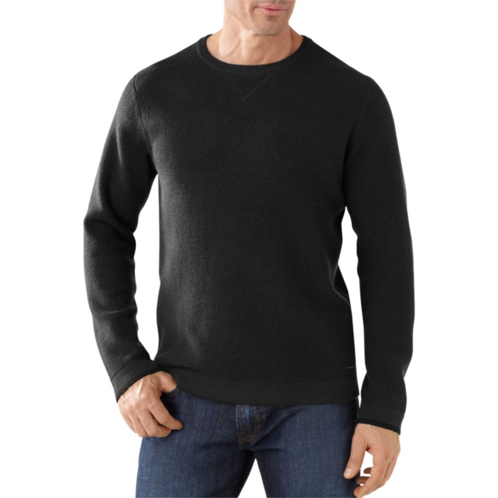 SmartWool Granite Creek Crew Mens Sweater, Black, medium